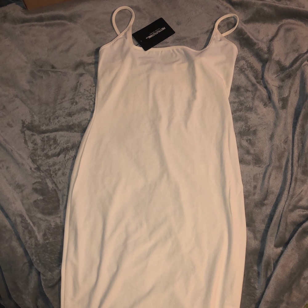 Midi cream dress
